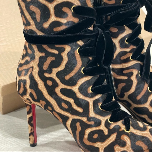 NWT❤️Christian Louboutin❤️Circus Nana 100 Pony Boots - Picture 5 of 12